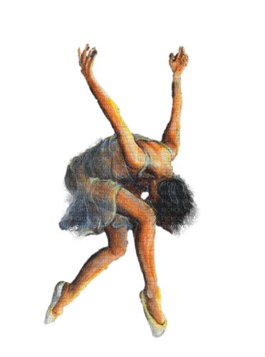 kikkapink woman dancing painting dancer - darmowe png