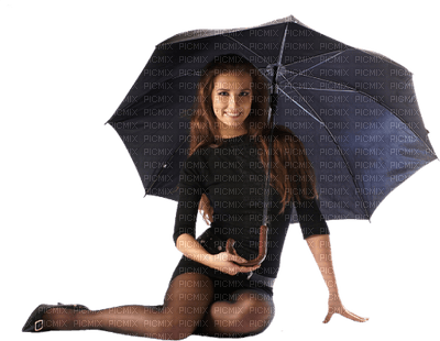 woman - Nitsa rain - 免费PNG