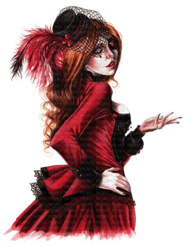 gothic woman - ilmainen png