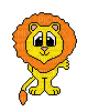 Pixel Lion - GIF animado gratis
