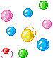 rainbow bubbles - Бесплатный анимированный гифка