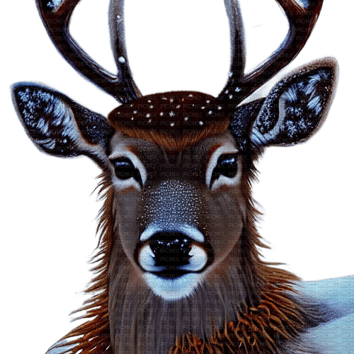 kikkapink winter deer animal - bezmaksas png