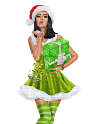 Kaz_Creations Colour Girls Christmas Noel - безплатен png