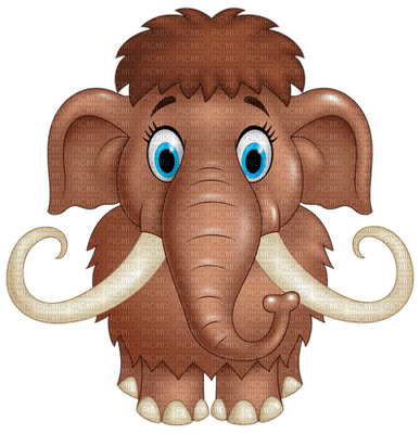 Kaz_Creations Cartoons Cartoon Mammoth - gratis png