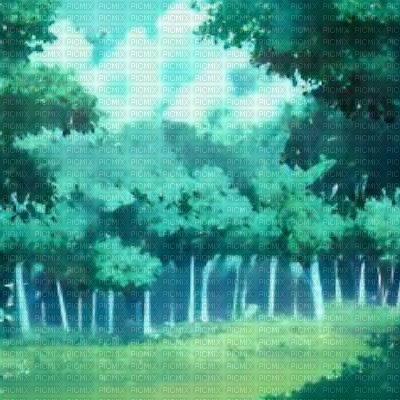 Teal Forest Background - 免费PNG
