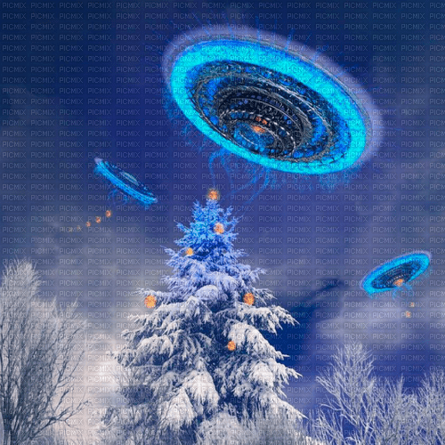 UFO background by nataliplus - 無料png