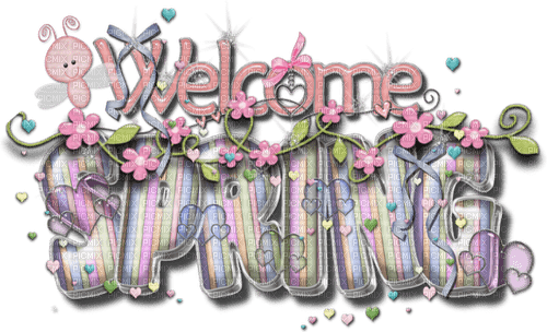 Welcome Spring. Leila - png gratuito