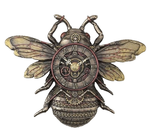 steampunk montre, insecte, watch, insect - Бесплатный анимированный гифка
