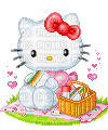 Hello Kitty Picnic (Unknown Credits) - GIF เคลื่อนไหวฟรี