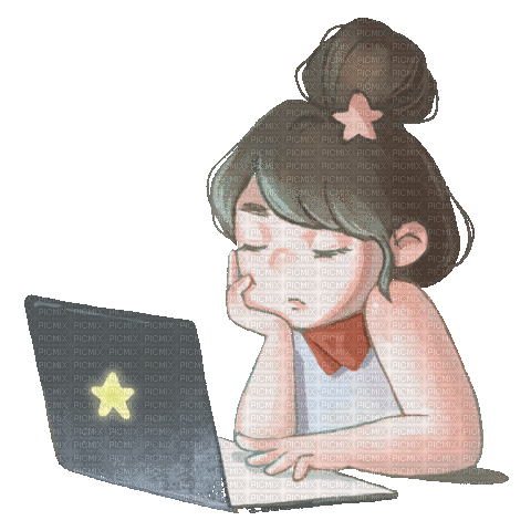 Tired Work From Home - Gratis animeret GIF