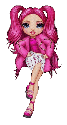 girl pink dance doll Bratz - GIF animé gratuit