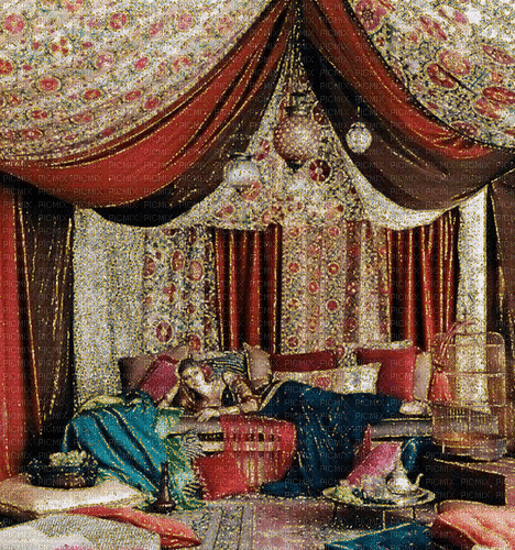 Rena Arabian Room Hintergrund glitter - Δωρεάν κινούμενο GIF