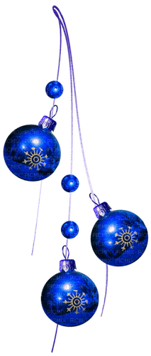 Ornaments.Blue - nemokama png
