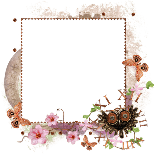 Steampunk.Spring.Cadre.Frame.Victoriabea - Free PNG