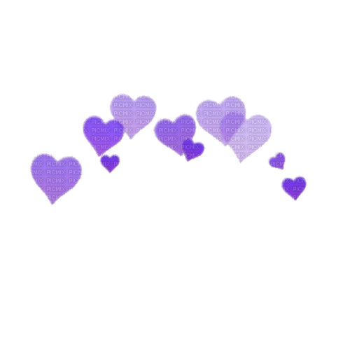..:::Hearts Crown Purple:::.. - Free PNG