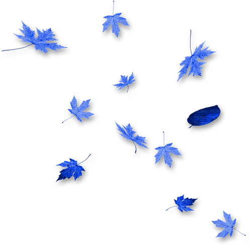 Leaves.Blue - png gratis