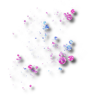 pink blue overlay gems - Free PNG
