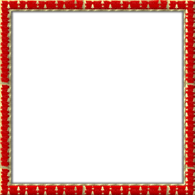 Kaz_Creations  Christmas Deco Red Frame - kostenlos png