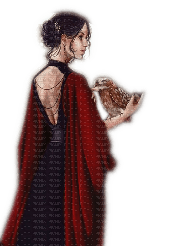 Rena red Gothic Woman Girl Mädchen - ingyenes png