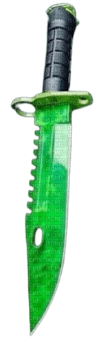green knife - gratis png