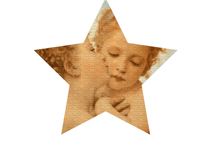 Angel Babies Kissing Star - darmowe png