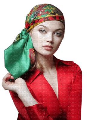 woman with headscarf bp - darmowe png