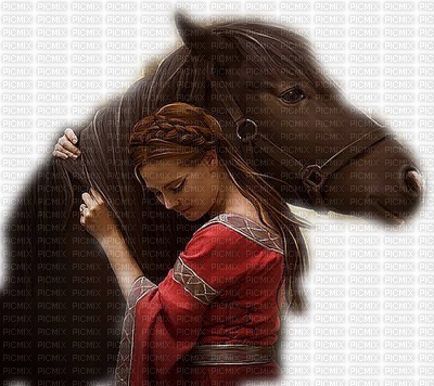 femme avec cheval.Cheyenne63 - gratis png