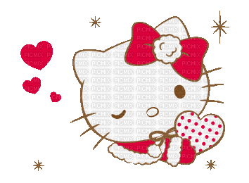 Hello Kitty ❤️ elizamio - Besplatni animirani GIF