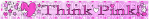 think pink blinkie - GIF animasi gratis