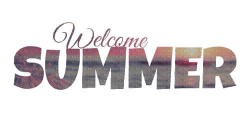 welcome summer Bb2 - GIF animé gratuit