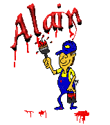 First name Alain - Bezmaksas animēts GIF