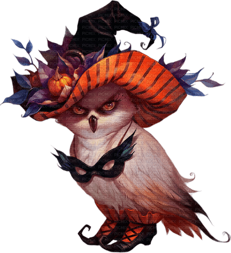 halloween owl by nataliplus - Free PNG