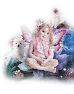 Kaz_Creations Baby Enfant Child Girl Fairy - zadarmo png