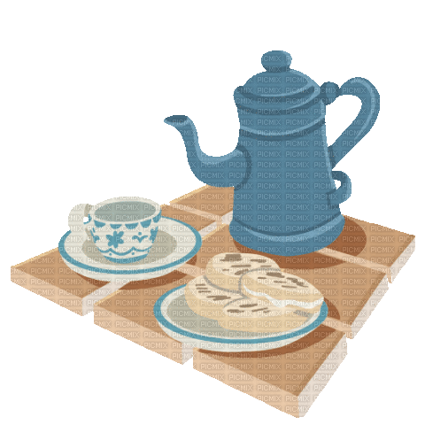 Frühstück mit Kaffee - Zdarma animovaný GIF