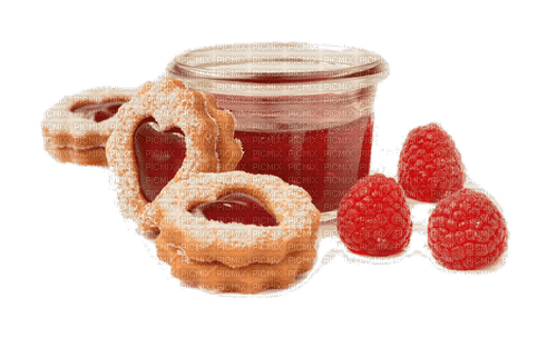 Raspberry, Cookies and Jam - png gratuito