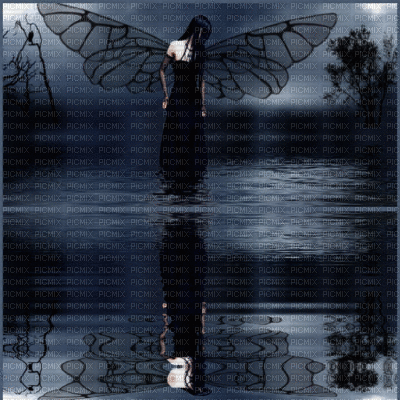 Angel On The Water - Gratis geanimeerde GIF