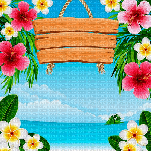summer tropical background by nataliplus - darmowe png