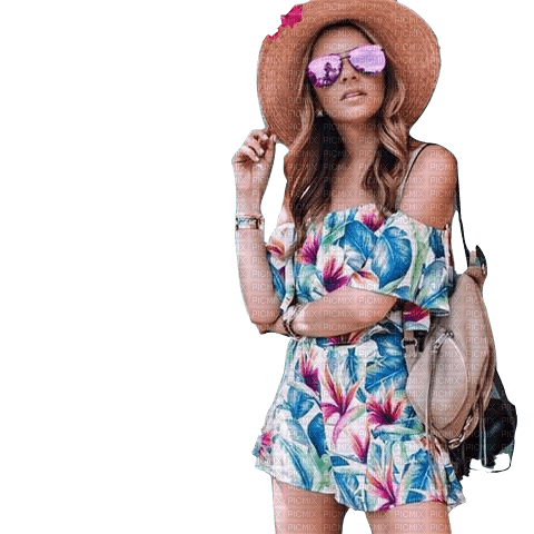 amefragile summer woman hat chic - png gratis