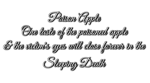 Poison Apple 💚 AnimeLife02 - nemokama png