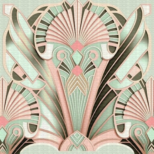 art deco background - Free PNG