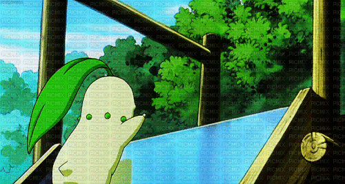 ✶ Chikorita {by Merishy} ✶ - 免费动画 GIF