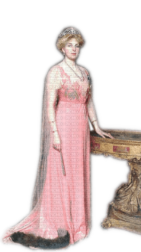 Rena Vintage pink Princess Prinzessin Lady - darmowe png