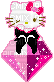 Glamour Hello Kitty - GIF animate gratis