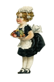 niña thanksgiving vintage dubravka4 - PNG gratuit