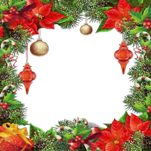 christmas frame by nataliplus - png gratuito