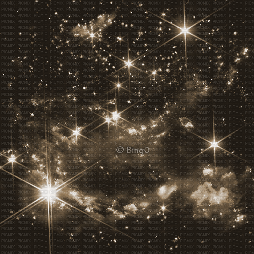 Y.A.M._Background stars sky sepia - Ilmainen animoitu GIF