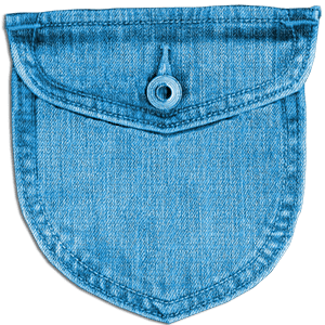 soave deco jeans denim pocket blue - безплатен png