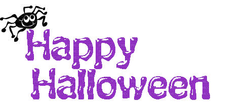 purple happy halloween - GIF animate gratis
