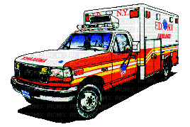 FD NY  Ambulance - Zdarma animovaný GIF