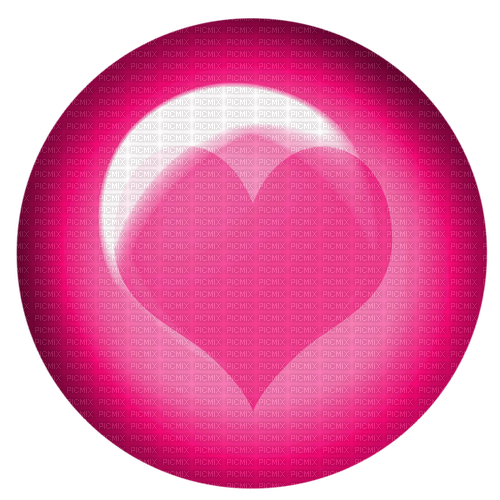 Heart.Circle.Pink - Free PNG